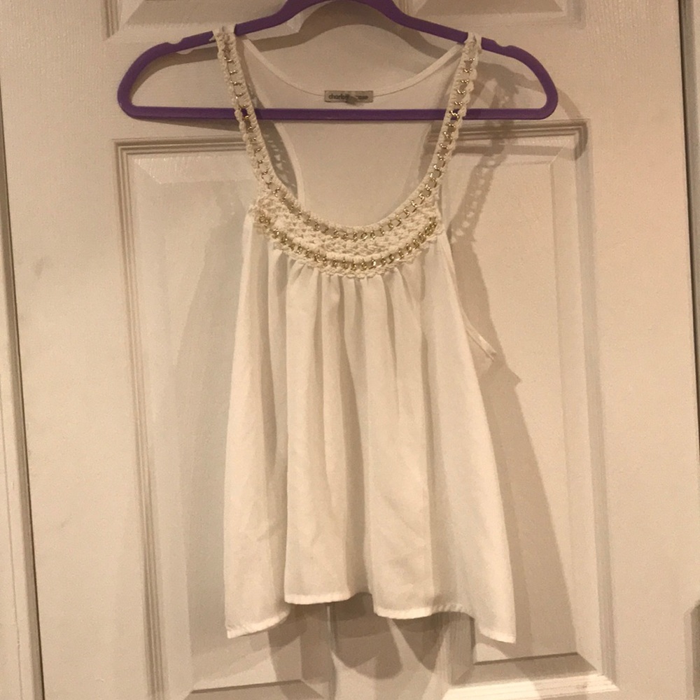 White tank top